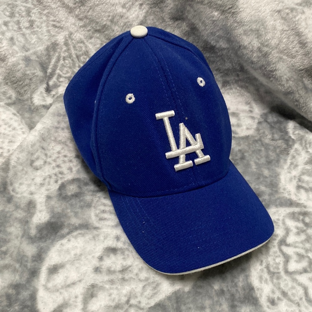💖 5/$25 Kids LA Dodgers cap with Velcro back